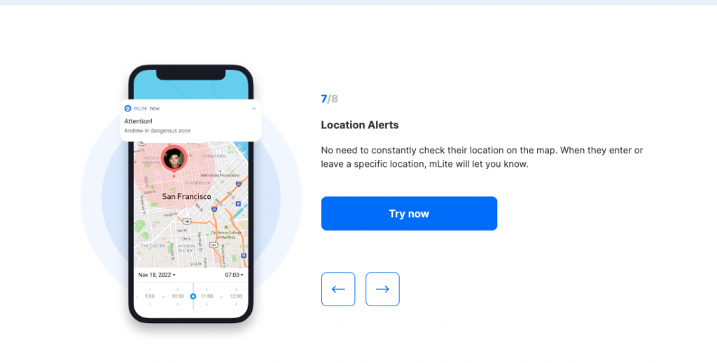 how to geofence a location with mlite